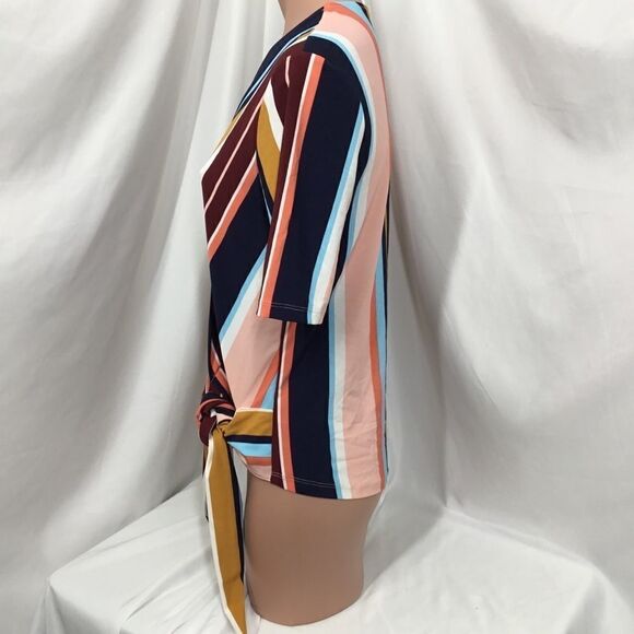 Halogen Side Tie Wrap Top (A6) - Picture 3 of 6